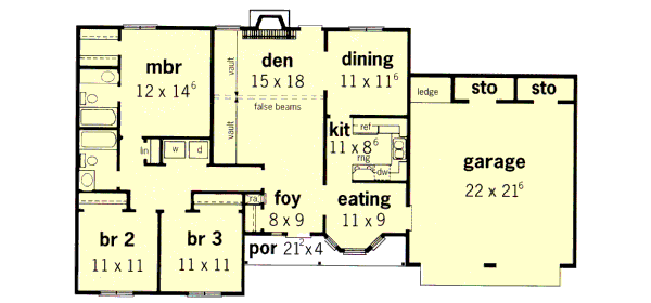 main floor house blueprint