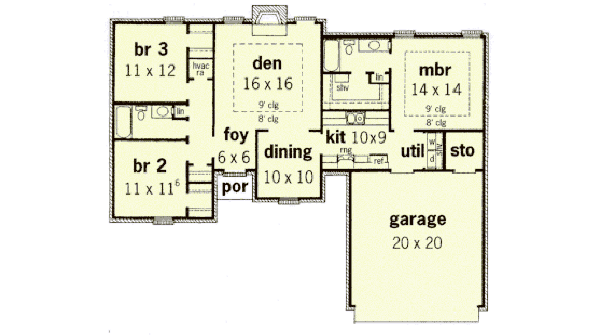 main floor house blueprint