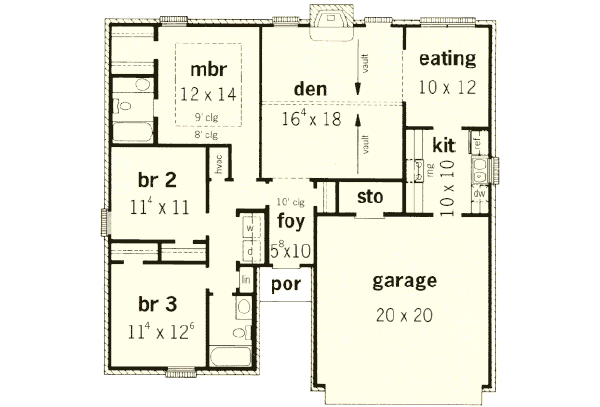 main floor house blueprint