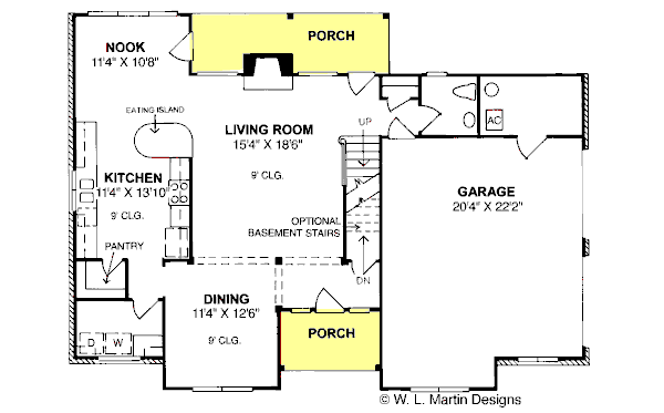 main floor house blueprint