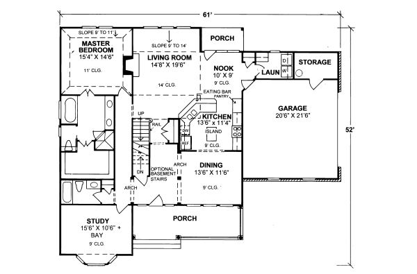 main floor house blueprint