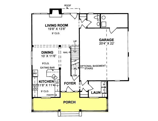 main floor house blueprint