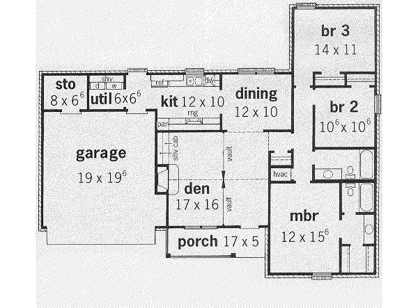 main floor house blueprint