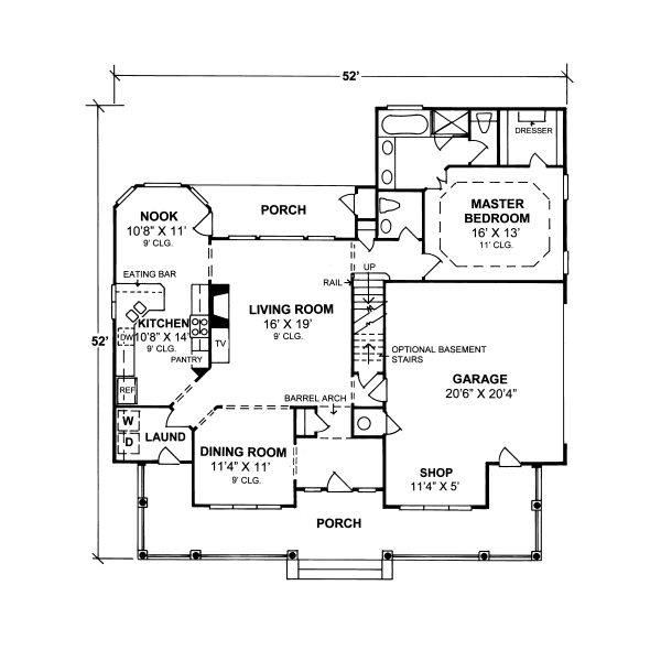 main floor house blueprint