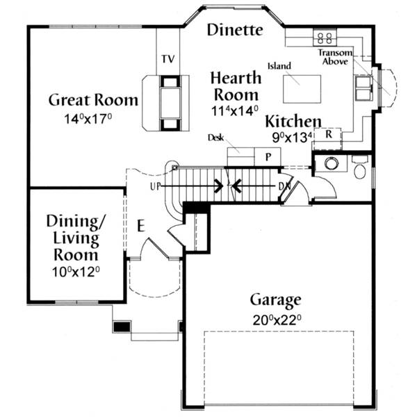 main floor house blueprint