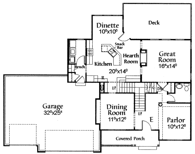 main floor house blueprint