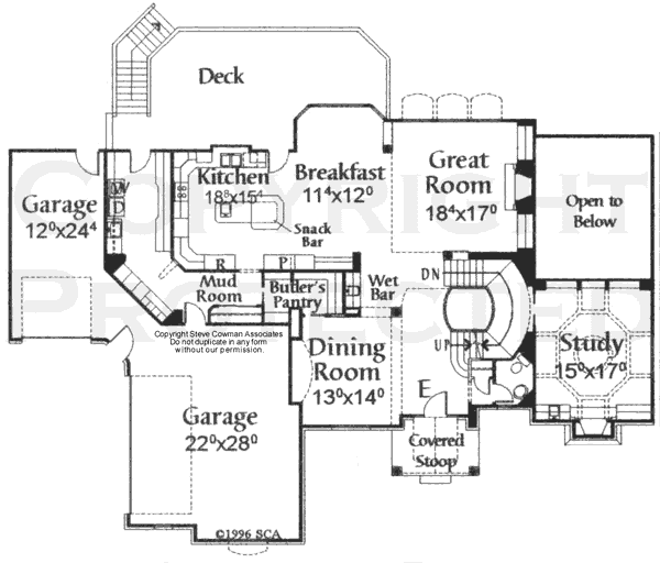 main floor house blueprint