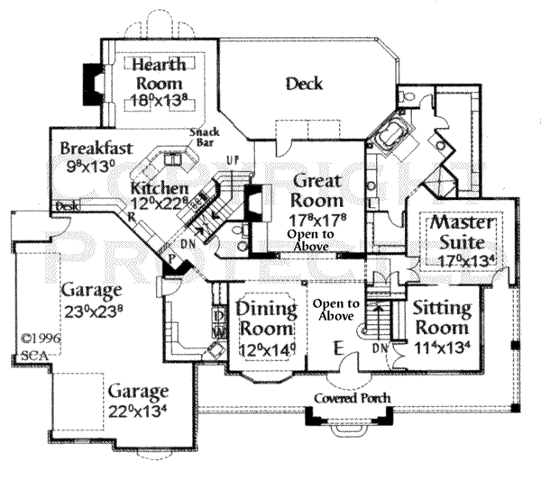 main floor house blueprint