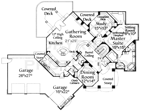 main floor house blueprint