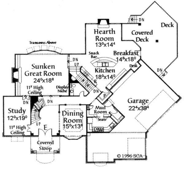 main floor house blueprint