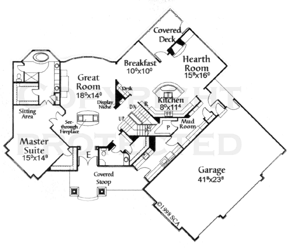 main floor house blueprint