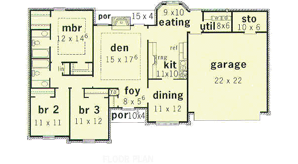 main floor house blueprint