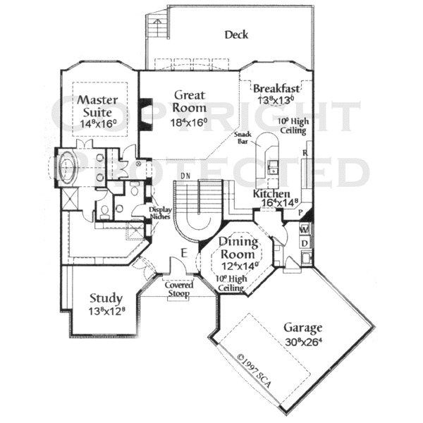 main floor house blueprint