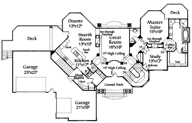main floor house blueprint