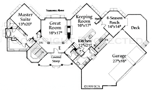 main floor house blueprint
