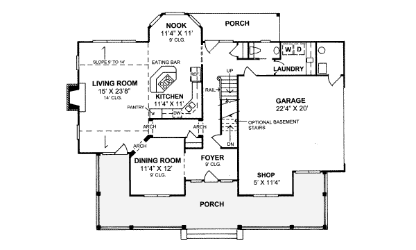 main floor house blueprint