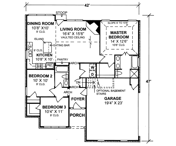 main floor house blueprint