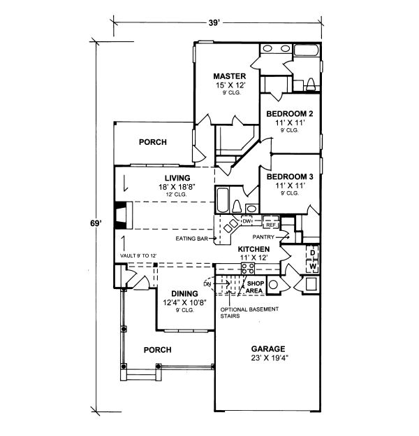 main floor house blueprint