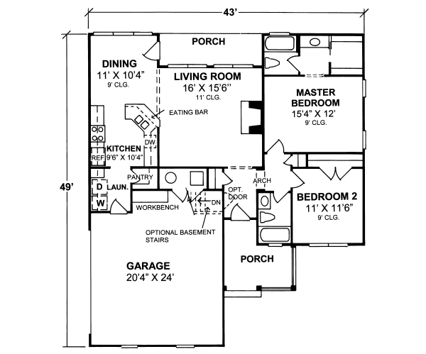 main floor house blueprint