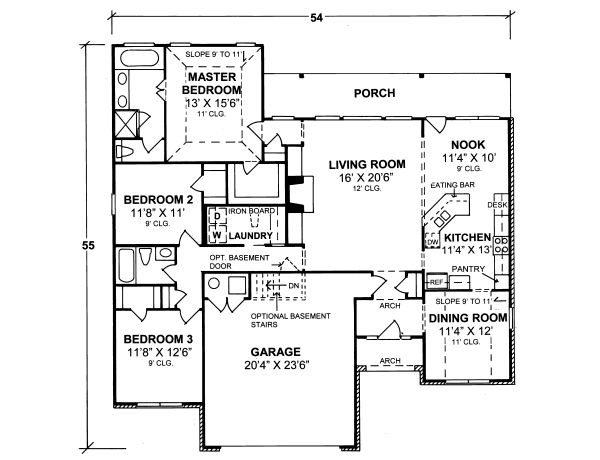 main floor house blueprint