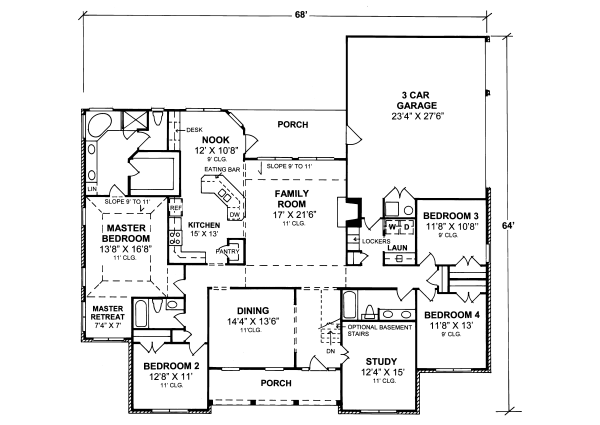 main floor house blueprint