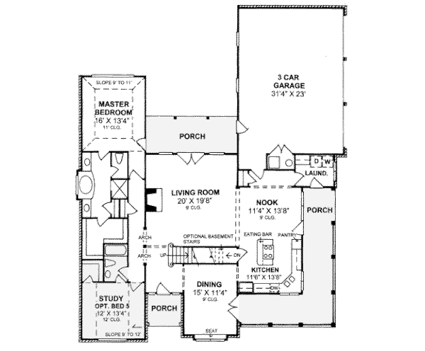main floor house blueprint