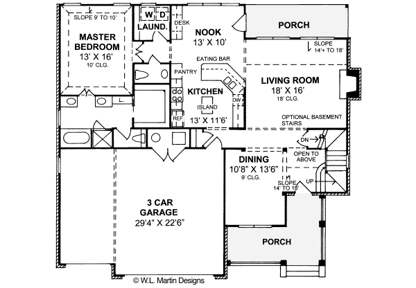 main floor house blueprint