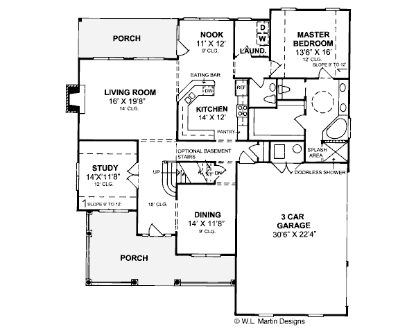 main floor house blueprint