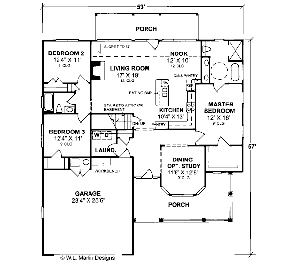 main floor house blueprint