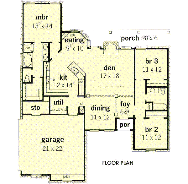 main floor house blueprint