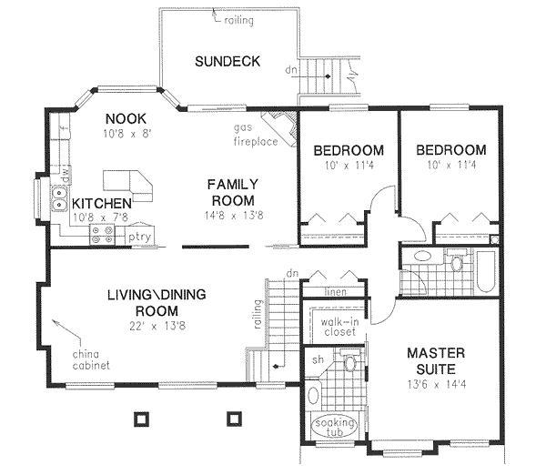 main floor house blueprint