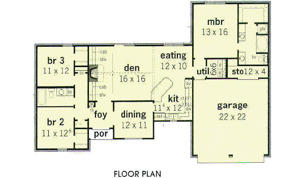 main floor house blueprint