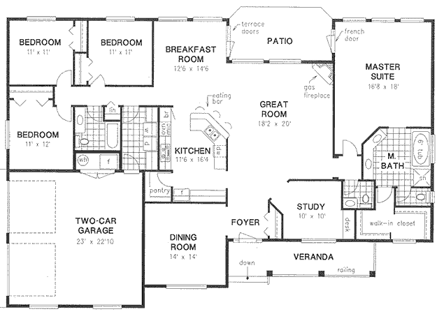 main floor house blueprint