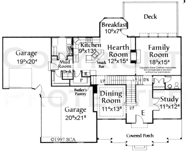 main floor house blueprint