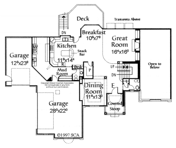 main floor house blueprint