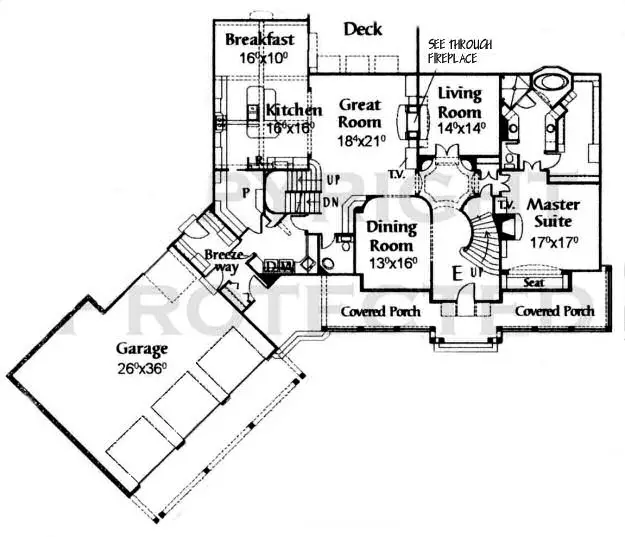 main floor house blueprint