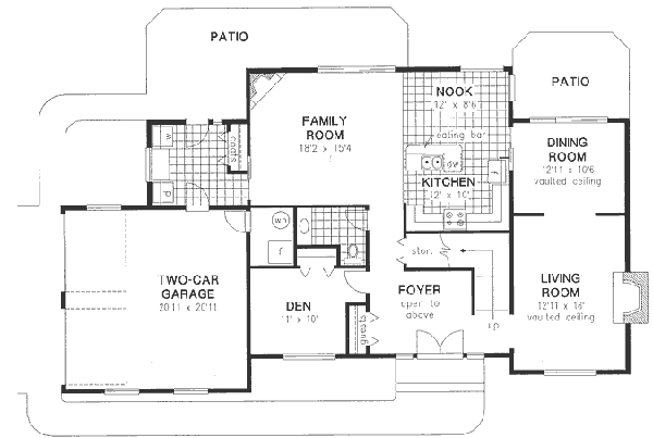 main floor house blueprint