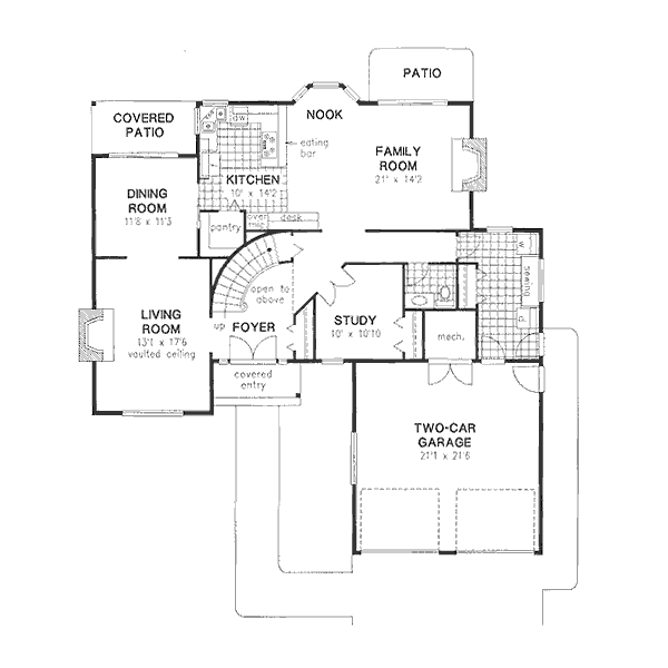 main floor house blueprint