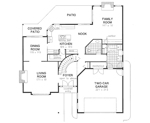 main floor house blueprint