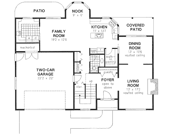 main floor house blueprint