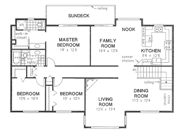 main floor house blueprint