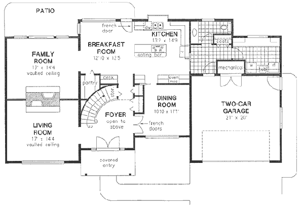 main floor house blueprint