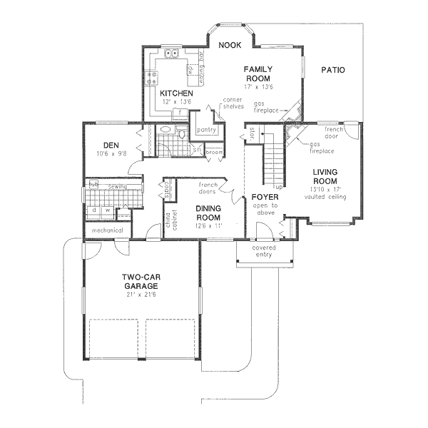 main floor house blueprint