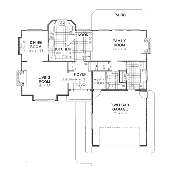 main floor house blueprint
