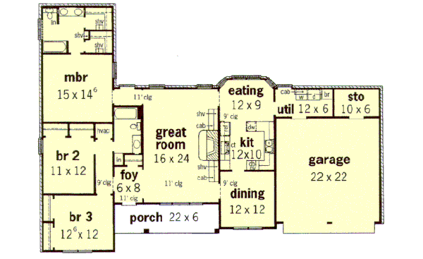 main floor house blueprint