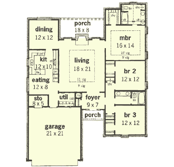 main floor house blueprint