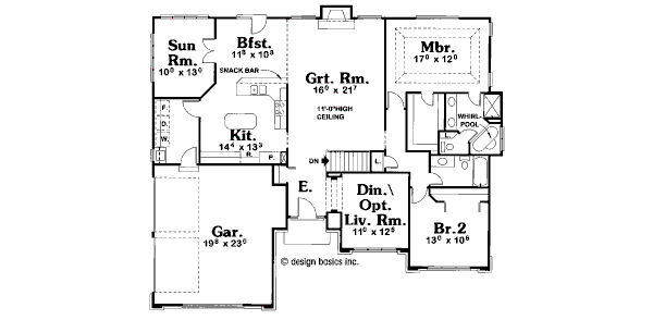 main floor house blueprint