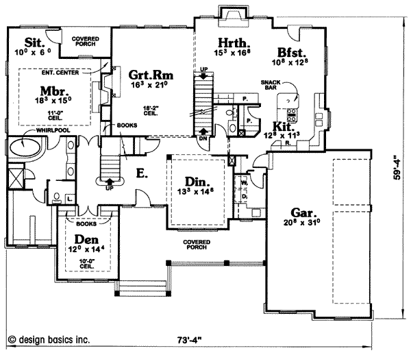 main floor house blueprint