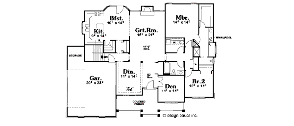main floor house blueprint