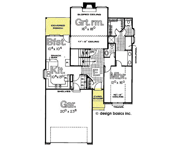 main floor house blueprint